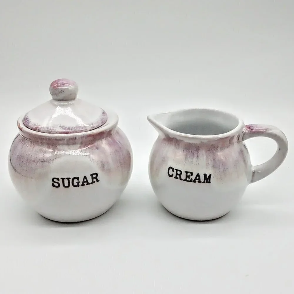 Sheffield Home Ceramic Cream & Sugar Set NIB